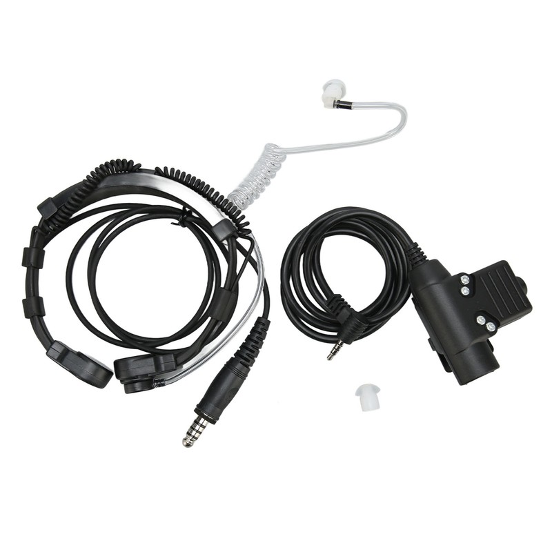 U94 PTT and Throat Control Headset Noise Reduction Walkie Talkie