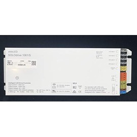 Eldoled SOLOdrive 1061/S 500MA LIN, Solodrive AC, 100W, 0-10V, 1 control channel, constant current, 4x 57V outputs, side feed, square metal, SL1061S1 500MA LIN, 223PNM