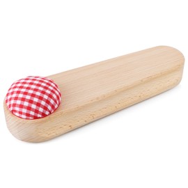 MOLIGOU Tailors Clapper with Pin Cushion, Wood Clapper for Quilting, Clapper Sewing Tool for Ironing