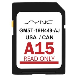 Latest A15 Navigation SD Card Map Sync 2 Compatible with Ford & Lincoln F-150, Escape, Explorer, Fusion, Edge, Mustang, MKZ, Navigator, Covers USA & Canada (GM5T 19H449 AJ)