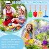 Motionchic 12 Pcs Kids Gardening Tools Metal Garden Tools Including