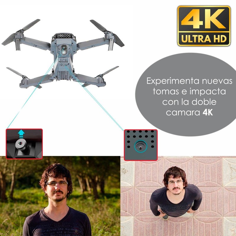 VAK Drone K1 Doble Camara 4K WiFi Control 360 6