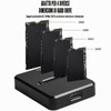Docking station per dischi rigidi, M.2 NVME e SATA, docking