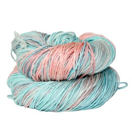 Knitsilk 3 Ply 100% Mulberry Silk Lace Weight Yarn | Perfect for Knitting & Crocheting and Weaving | Premium Quality Silk Yarn for Luxurious Creating Projects.(50 Grams – 260 Yards, Tulips)