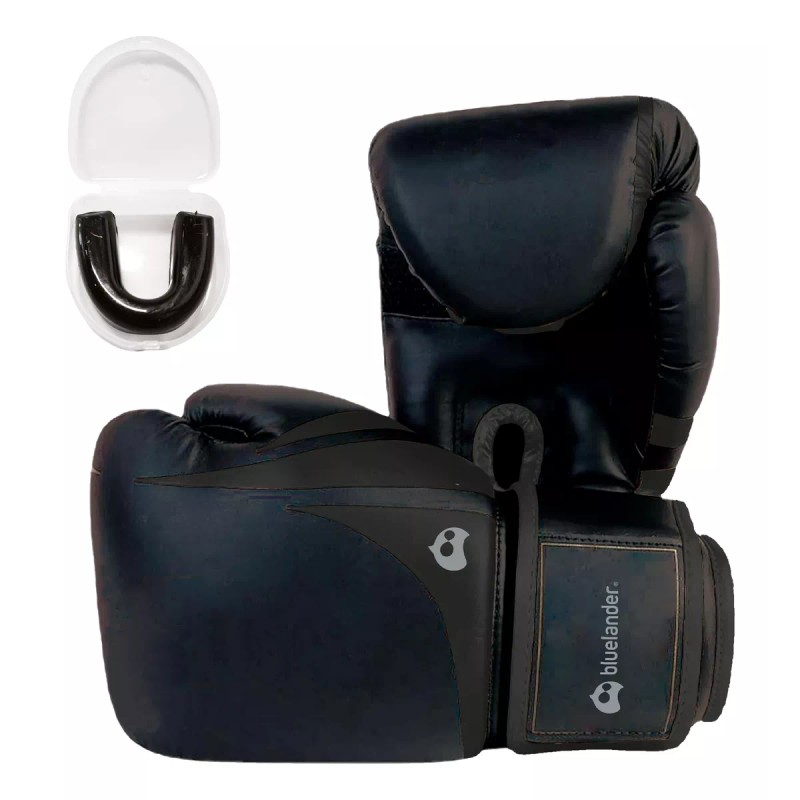 Bluelander 2 Guantes Box Profesional Correa Velcro Kickboxing 16oz