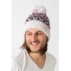 ASVP Shop Corkscrew Cable Knitted Bobble Hat Plain Mens Womens