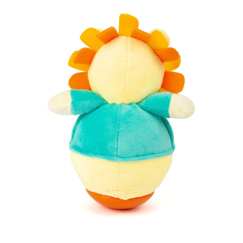 Small Foot 11426 Roly-Poly Lion, a Fun Stand-up Plush Animal