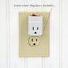 3 Prong Grounded Single Port Power Adapter for Outlet with
