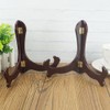 Tincogo 7 inch wood-like Easels Plate Stand Holder Display Stands