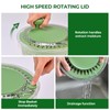 SUSTEAS Salad Spinner Large with 5 Blade Slicer and Egg