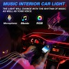 MICTUNING Interior Car LED Strip Lights, RGB 6-in-1 Neon Atmosphere