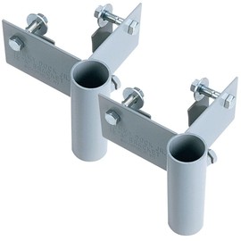 Tommy Docks Outside Corner Bracket 2 Pack - Normal Duty Steel Stationary Dock Connector Piece - Powder Coated Boat Dock Hardware Part