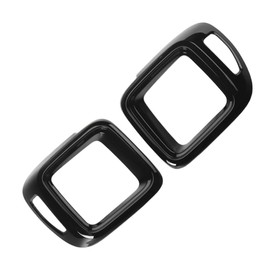 KACEPAR Exterior Black Rear Tail Light Taillight Lamp Cover Trim, Tail Light Lamp Covers Rear Taillight Frame, 2016-2018 Compatible with Jeep Renegade