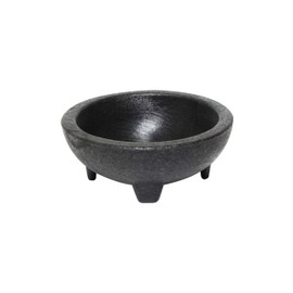 Thunder Group PLMJ004BK Molcajete Salsa Bowl 4 Oz. 4" X 4" X 1-5/8"