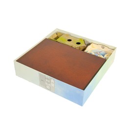 The Broken Token Game Organizer Compatible with Wingspan - Wooden Game Organizing Box with Multiple Trays