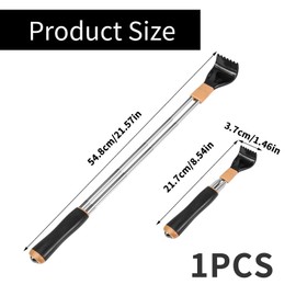 Rückenkratzer Teleskop,Back Scratcher,Kratzhand Rückenkratzer Ausziehbar Testsieger Mit Verstärktem Teleskop und Massage-Perlen,Stabil Kratzbürste Rücken Kraulen Geschenk für Männer,Frauen,Senioren