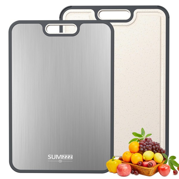 Titanium Cutting Board for Kitchen, Cutting Board Double Sided Food