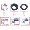 Nayuank SET Knuckle Stud Cone Washer Kits for Toyota Land