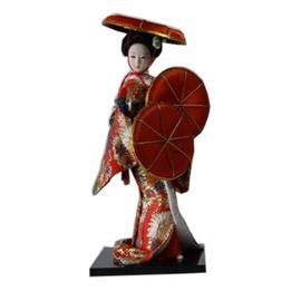 Fancy Pumpkin Japanese Dolls Geisha Girl Geiko Kimono Doll Home Decoration Art Collection D-22