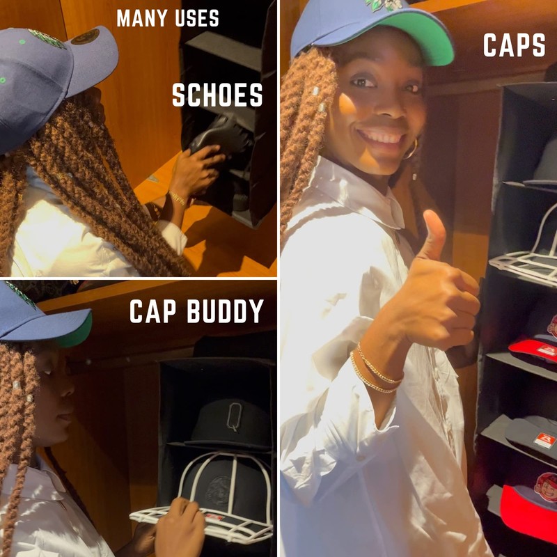 Cap Buddy Cap Shelf Cap Holder Grey Cap Holder Fits