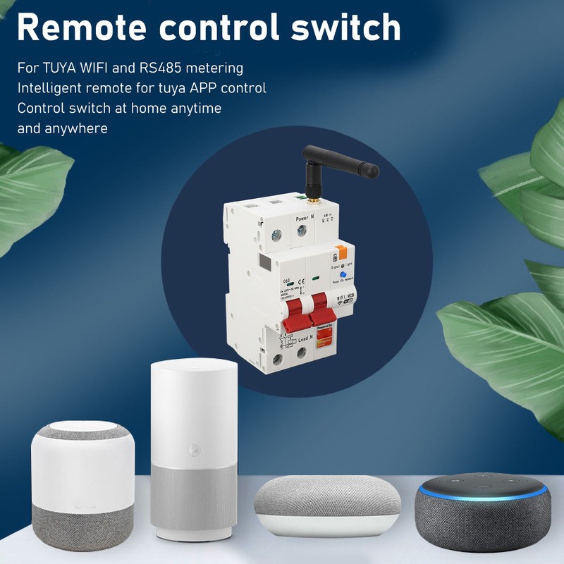 WiFi Circuit Breaker 2P Smart Phone APP Remote Switch for