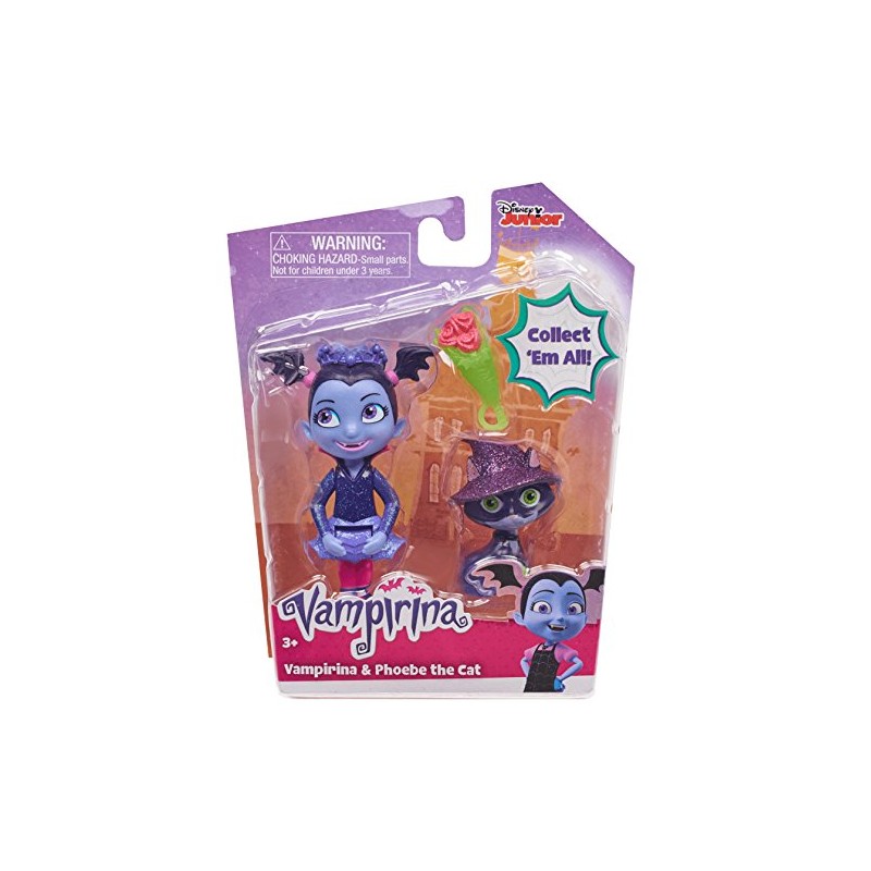 Vampirina Best Ghoul Friends Vee and Phoebe Cat Figure Toy,