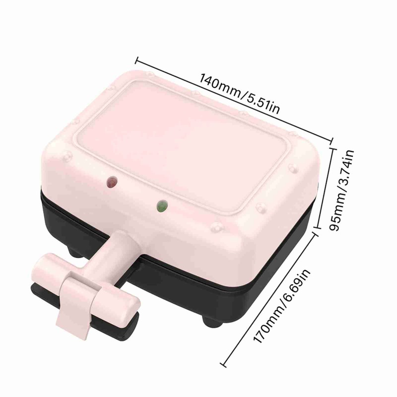 Breakfast Sandwich Maker Compact Electric Sandwich Maker with Non Stick