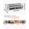 VEVOR Hot Dog Roller, 5 Roller Grill, Hold 12 Hot