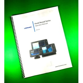 User Manual for Lowrance Hook Reveal Series 85 Pgs. 8.5x11" Clear Plastic Covers
