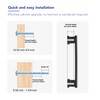 Ravinte Hardware 5 Pack Matte Black Cabinet Pulls - 6