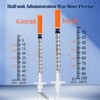 0.5ml 31G 5/16 Inch 8mm Syringe, Lab Syringes Individually Wrapped,