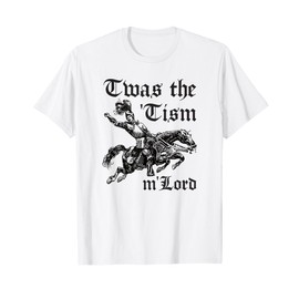 Twas The Tism M'Lord Autistic Knight T-Shirt