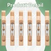 6 Pack Curtain Hooks for Wall, Wooden Shower Rod Holder