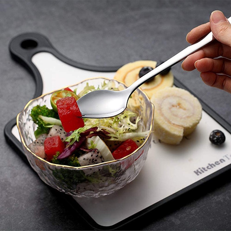 6 Pack Sporks Stainless Steel Forks and Spoons, Muulaii Metal