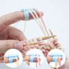 Pack of 4 Knitting Thimbles Thread Guide, Crochet Rings Finger