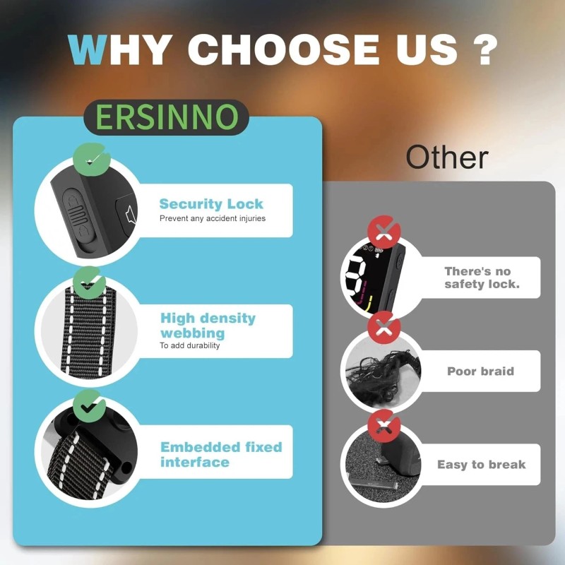 ERSINNO Dog Shock Collar 2 Dogs - with 3 Training