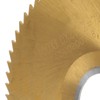 Circular Saw Blade 72 Teeth Ti Plated High Speed Steel