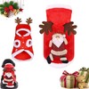 Amebleak Christmas Costume Dogs, Pet Clothing Christmas, Christmas Hooded Pet
