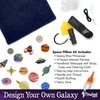 Pinwheel Crafts DIY Soft Space Pillow Kit with Planet Patches,