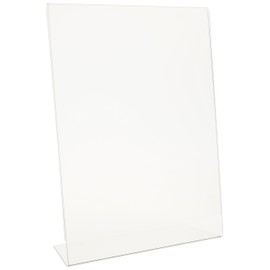 Deflect-O Anti-Glare Slanted Portrait Sign Holder (DEF879701)
