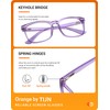 TIJN Blue Light Blocking Glasses for Women Men Clear Frame