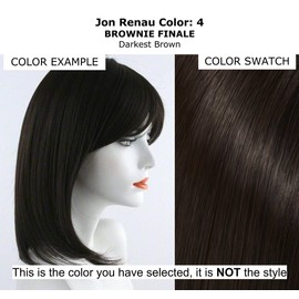 Easihair Mimic Hair Wrap Color 4 Brownie Finale - 4.5" Length Hairpiece UpDo Ponytail Accent Synthetic Fiber Easi Curly Wavy Locks Elastic Band Scrunchie Bundle Maxwigs Booklet