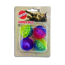 Ethical 4 Shimmer Balls Cat Toys