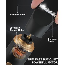 RAXMETRY Manscape Body Hair Trimmer for Men-3 in 1 Electric Razor Groin Groomer,IPX7 Waterproof,Versatile Hair Trimmer for Ball/Pubic/Chest/Beard/Nose,USB-C Rechargeable,Gifts for Him Dad