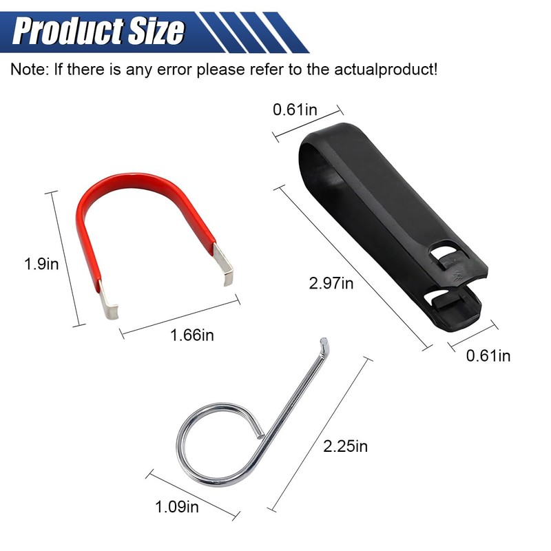 UHANBUT 3PCS Car Wheel Lug Cap Removal Tool Set, Universal