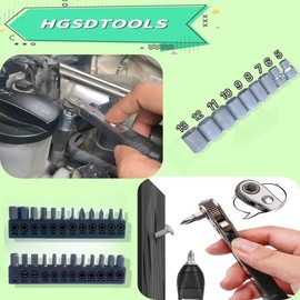 Right angle screwdriver set 36 in 1 1/4 mini ratchet wrench 1/4 inch bits 90 Degree Offset mini ratchet screwdriver set Dedicated to small spaces Home&Outdoor Portable Tools