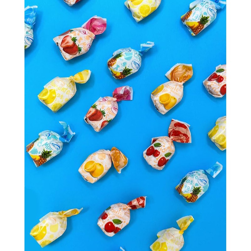 SweetGourmet Fruit Filled Assorted Bon Bon Hard Candy, 5-Pound Bulk
