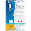 HERMA 4349 Universal Etiketten ablösbar, 25 Blatt, 96 x 50,8