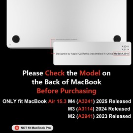 MEEgoodo Case for MacBook Air 15 inch 2026 2025 2024 2023, Case Fit Model (A3448/A3241/A3114/A2941) with M5/M4/M3/M2 Chip, Laptop Hard Shell with Heavy Duty Rugged Shockproof, Teal