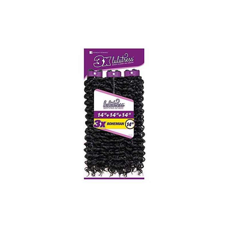 Sensationnel Crochet Braids Lulutress 3X Bohemian 14" (1-PACK, 1)